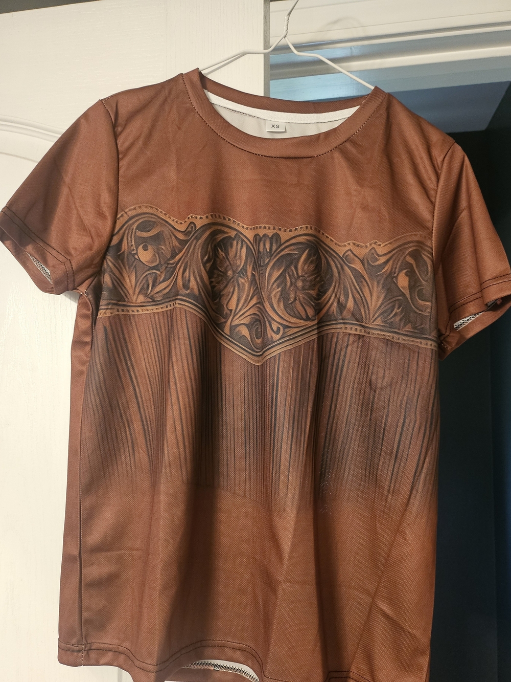 Brown Graphic Short Sleeve Tee